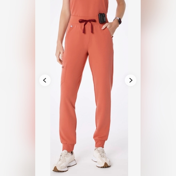 Figs Pants - Figs Zamora NWT High Waisted Jogger Pants Spiced Cider Size XS/P